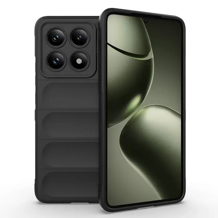 Xiaomi 14t Kılıf Esnek Tpu Oyuklu Arka Yüzey Tasarımlı Lopard Etnik Silikon Kapak
