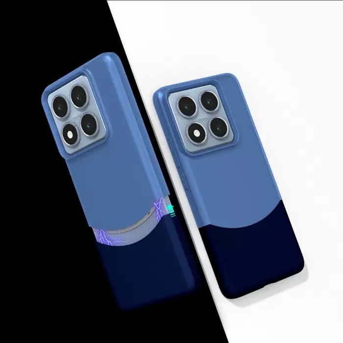 Xiaomi 14t Kılıf Mıknatıslı Lopard Duble Kapak