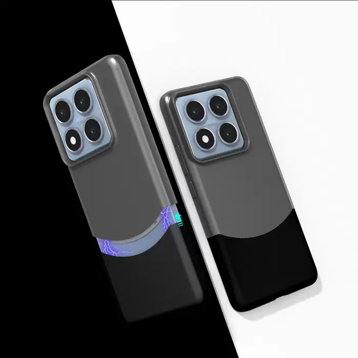 Xiaomi 14t Kılıf Mıknatıslı Lopard Duble Kapak