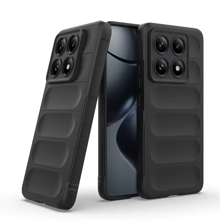 Xiaomi 14t Pro Kılıf Esnek Tpu Oyuklu Arka Yüzey Tasarımlı Lopard Etnik Silikon Kapak
