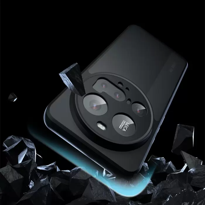 Xiaomi 15 Ultra Kılıf Kamera Korumalı Şeffaf Arka Yüzey Lopard New Roll Kapak