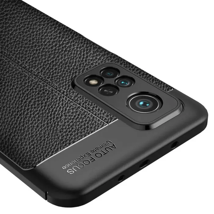 Xiaomi Mi 10T 5G Kılıf Lopard Kamera Korumalı Deri Orjinal Görünümlü Kapak Niss