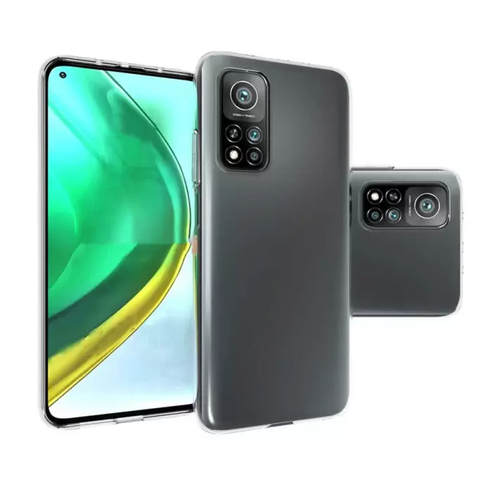 Xiaomi Mi 10T 5G Kılıf Lopard Kamera Korumalı Renksiz Şeffaf Esnek Silikon Kapak Süper