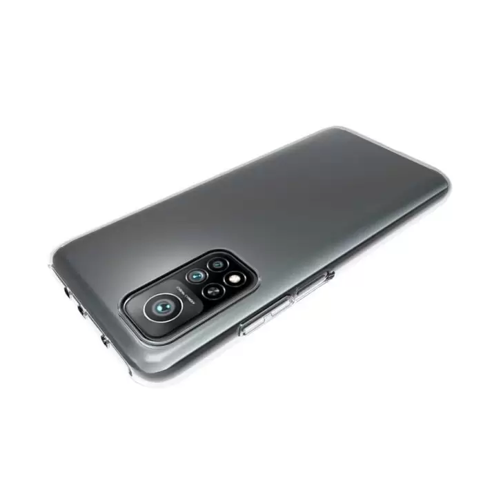 Xiaomi Mi 10T 5G Kılıf Lopard Kamera Korumalı Renksiz Şeffaf Esnek Silikon Kapak Süper