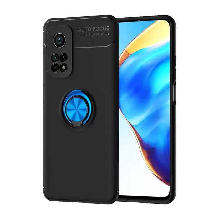 Xiaomi Mi 10T 5G Kılıf Lopard Kamera Korumalı Yüzüklü Standlı Koruyucu Orjinal Kalite Ravel