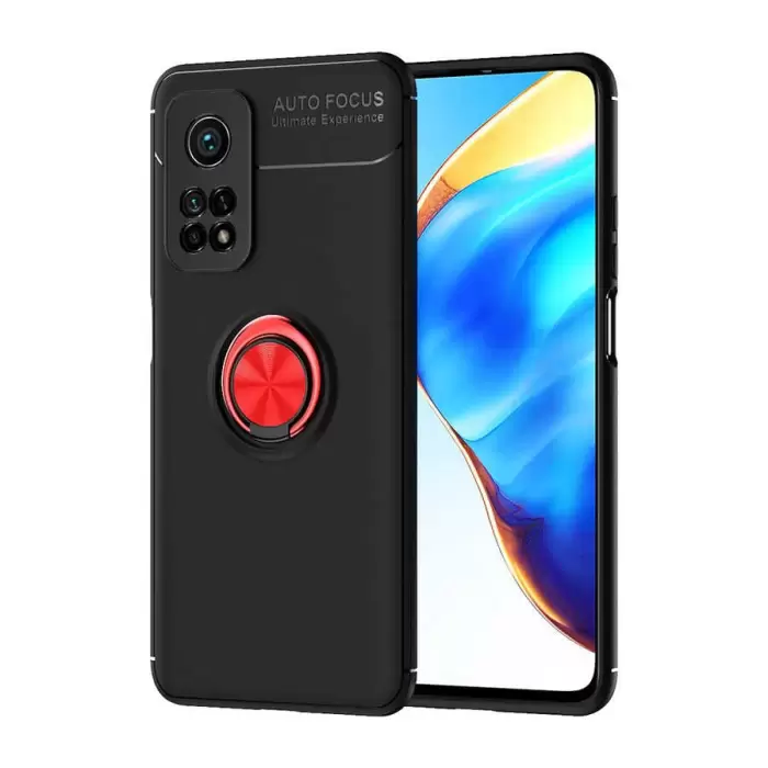 Xiaomi Mi 10T 5G Kılıf Lopard Kamera Korumalı Yüzüklü Standlı Koruyucu Orjinal Kalite Ravel