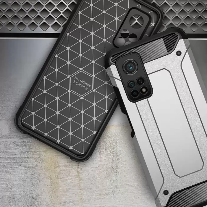 Xiaomi Mi 10T 5G Kılıf Lopard Orijinal Katman Köşe Koruma Crash Silikon Tank Kapak