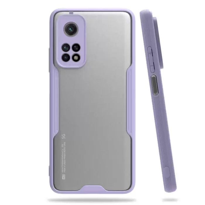 Xiaomi Mi 10T 5G Kılıf Parfe Silikon Kapak Kamera Korumalı Kılıf Ultra Ince Buzlu Mat Renkli