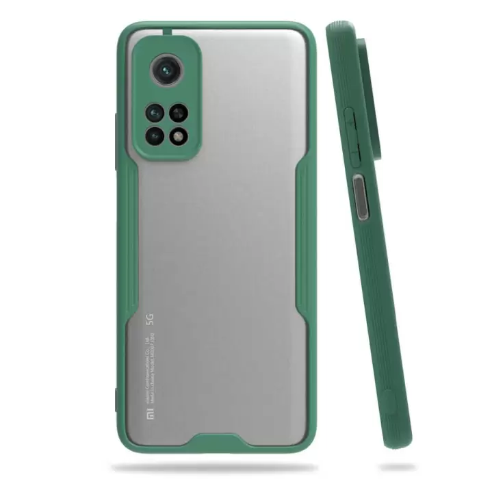 Xiaomi Mi 10T 5G Kılıf Parfe Silikon Kapak Kamera Korumalı Kılıf Ultra Ince Buzlu Mat Renkli