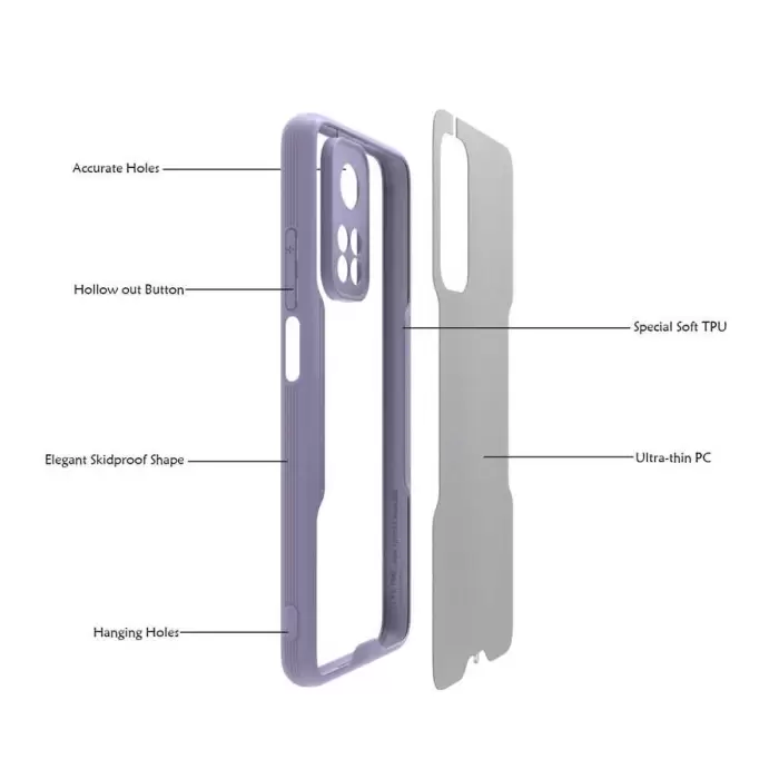 Xiaomi Mi 10T 5G Kılıf Parfe Silikon Kapak Kamera Korumalı Kılıf Ultra Ince Buzlu Mat Renkli