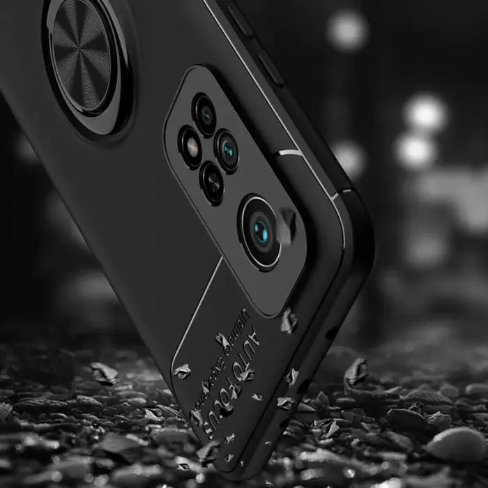 Xiaomi Mi 10T Pro 5G Kılıf Lopard Kamera Korumalı Yüzüklü Standlı Koruyucu Orjinal Kalite Ravel