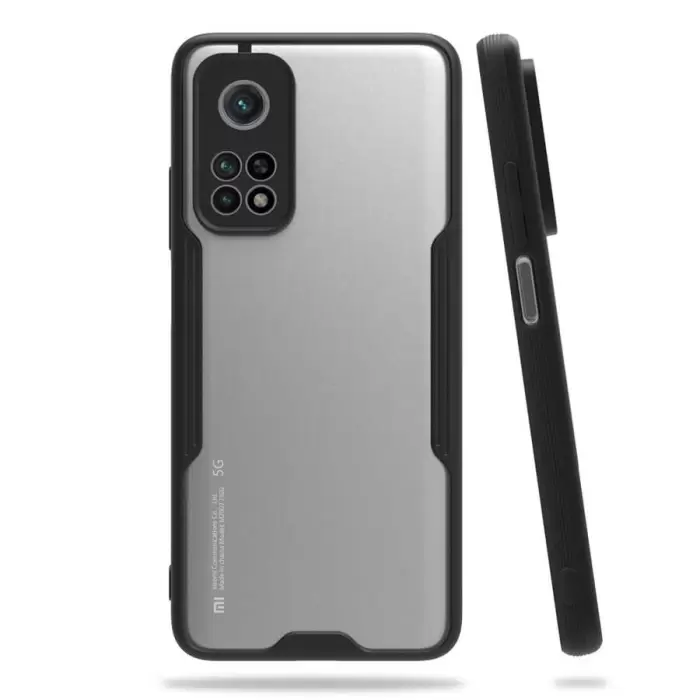 Xiaomi Mi 10T Pro 5G Kılıf Parfe Silikon Kapak Kamera Korumalı Kılıf Ultra Ince Buzlu Mat Renkli