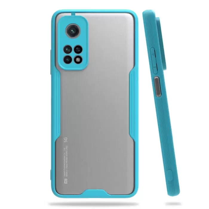 Xiaomi Mi 10T Pro 5G Kılıf Parfe Silikon Kapak Kamera Korumalı Kılıf Ultra Ince Buzlu Mat Renkli