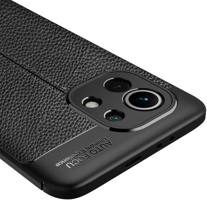Xiaomi Mi 11 Kılıf Lopard Kamera Korumalı Deri Orjinal Görünümlü Kapak Niss