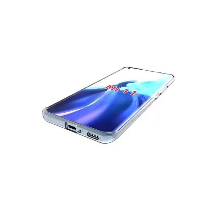 Xiaomi Mi 11 Kılıf Lopard Kamera Korumalı Renksiz Şeffaf Esnek Silikon Kapak Süper