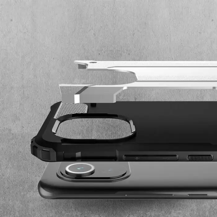 Xiaomi Mi 11 Kılıf Lopard Orijinal Katman Köşe Koruma Crash Silikon Tank Kapak