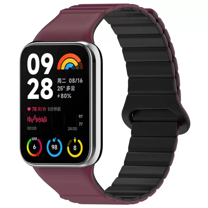 Xiaomi Mi Band 8 Pro Silikon Kordon  KRD-105 Strap Kayış