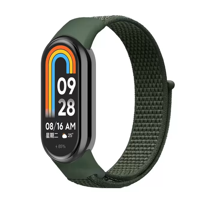 Xiaomi Mi Band 9 Lopard Krd-03 Hasır Kordon