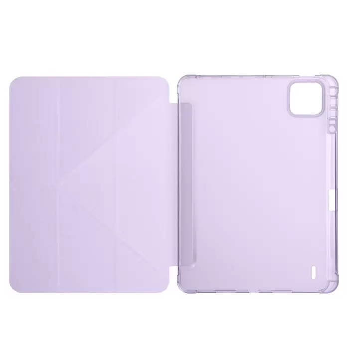 Xiaomi Pad 7 Kılıf Lopard Tri Folding Kalem Bölmeli Standlı Kılıf