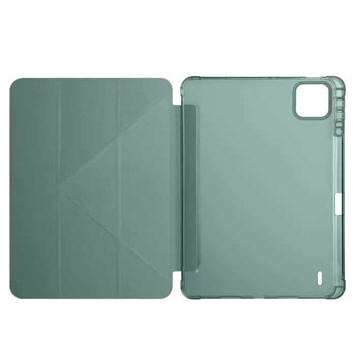 Xiaomi Pad 7 Kılıf Lopard Tri Folding Kalem Bölmeli Standlı Kılıf