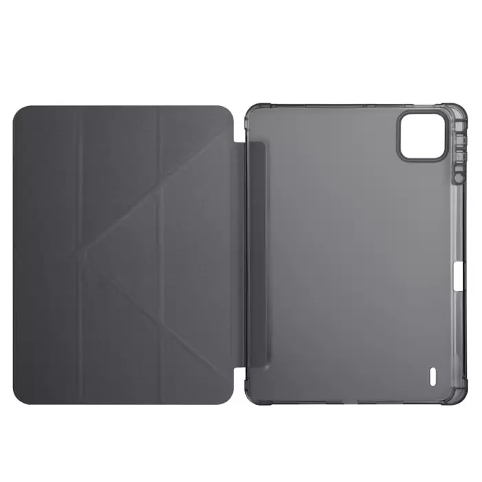 Xiaomi Pad 7 Kılıf Lopard Tri Folding Kalem Bölmeli Standlı Kılıf