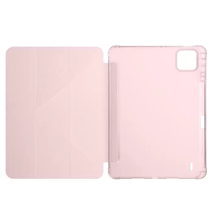Xiaomi Pad 7 Kılıf Lopard Tri Folding Kalem Bölmeli Standlı Kılıf