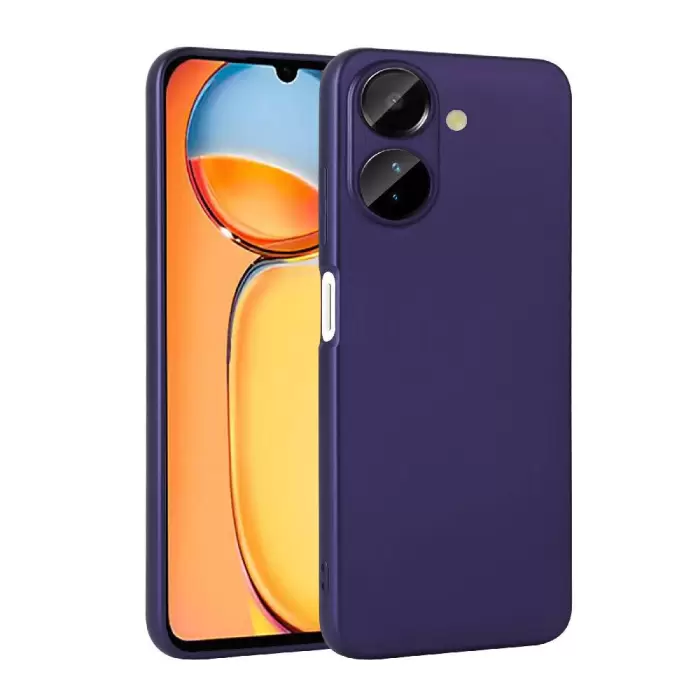 Xiaomi Poco C65 Kılıf  Klasik Mat Renkli Yumuşak Premier Silikon Kılıf