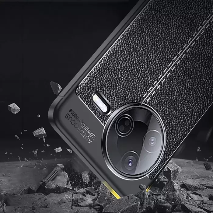 Xiaomi Poco F7 Pro Kılıf Lopard Kamera Korumalı Deri Görünümlü Kapak Niss