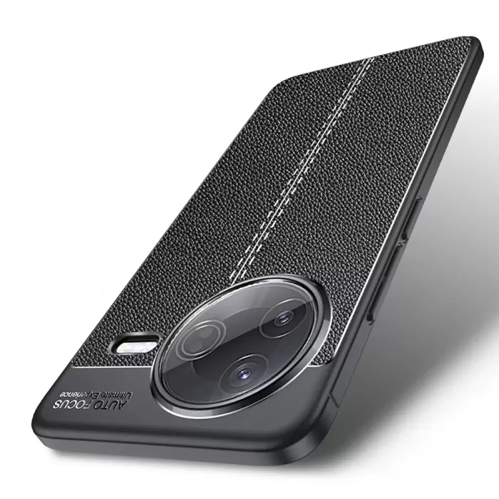 Xiaomi Poco F7 Pro Kılıf Lopard Kamera Korumalı Deri Görünümlü Kapak Niss