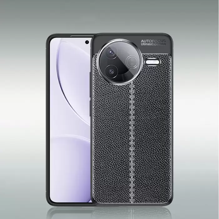 Xiaomi Poco F7 Pro Kılıf Lopard Kamera Korumalı Deri Görünümlü Kapak Niss