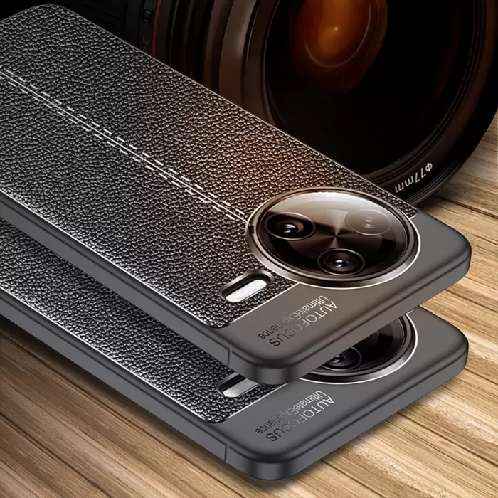 Xiaomi Poco F7 Pro Kılıf Lopard Kamera Korumalı Deri Görünümlü Kapak Niss