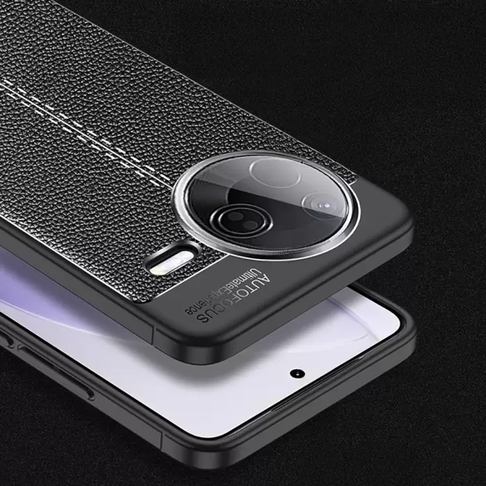 Xiaomi Poco F7 Pro Kılıf Lopard Kamera Korumalı Deri Görünümlü Kapak Niss