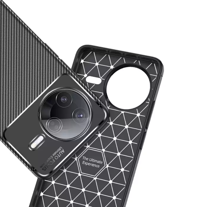 Xiaomi Poco F7 Pro Kılıf Lopard Kamera Korumalı Karbon Desenli Negro Kapak Yüzey Kılıf