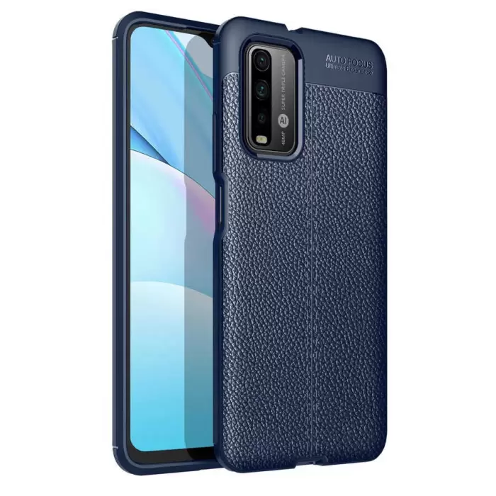Xiaomi Poco M3 Kılıf Lopard Kamera Korumalı Deri Orjinal Görünümlü Kapak Niss