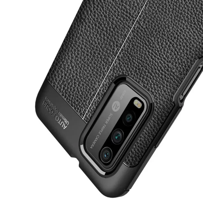 Xiaomi Poco M3 Kılıf Lopard Kamera Korumalı Deri Orjinal Görünümlü Kapak Niss