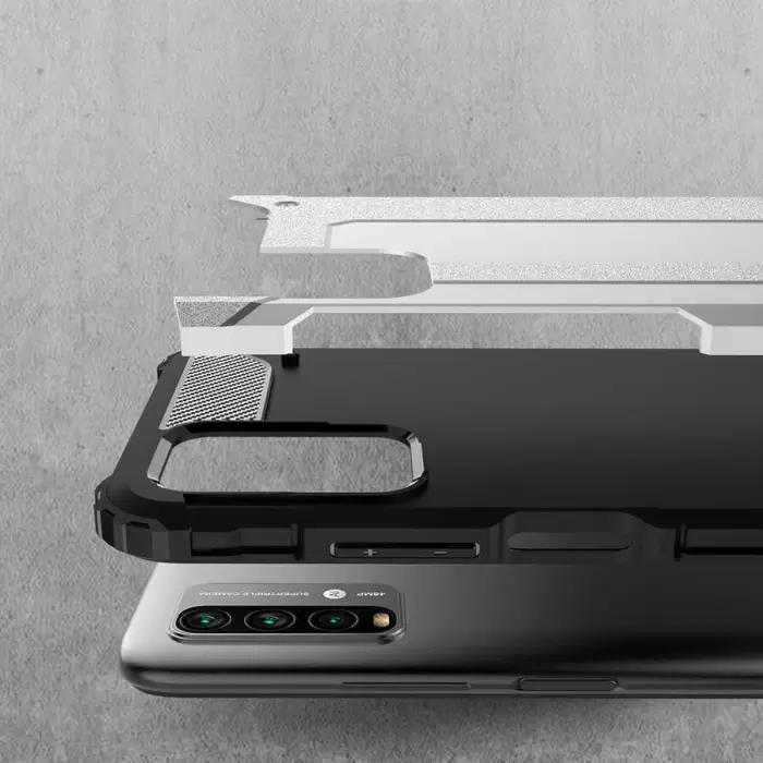 Xiaomi Poco M3 Kılıf Lopard Orijinal Katman Köşe Koruma Crash Silikon Tank Kapak
