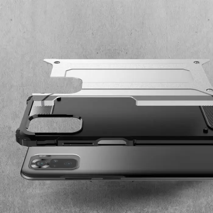 Xiaomi Poco M5S Kılıf  Katman Köşe Koruma Crash Silikon Tank Kapak