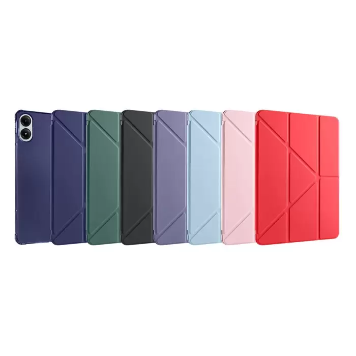 Xiaomi Poco Pad Kılıf  Tri Folding Kalem Bölmeli Standlı Katlanabilir Kapaklı Kılıf