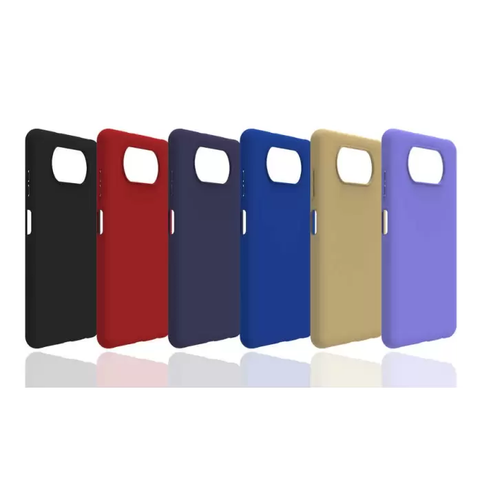 Xiaomi Poco X3 Kılıf Lopard Biye Silikon İnce Arka Kapak Pürüzsüz Soft Yüzey