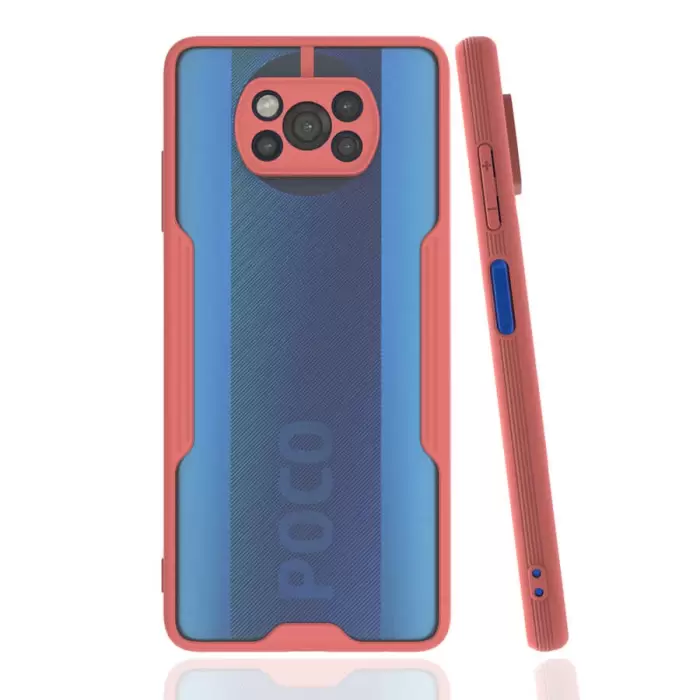 Xiaomi Poco X3 Kılıf Parfe Silikon Kapak Kamera Korumalı Kılıf Ultra Ince Buzlu Mat Renkli