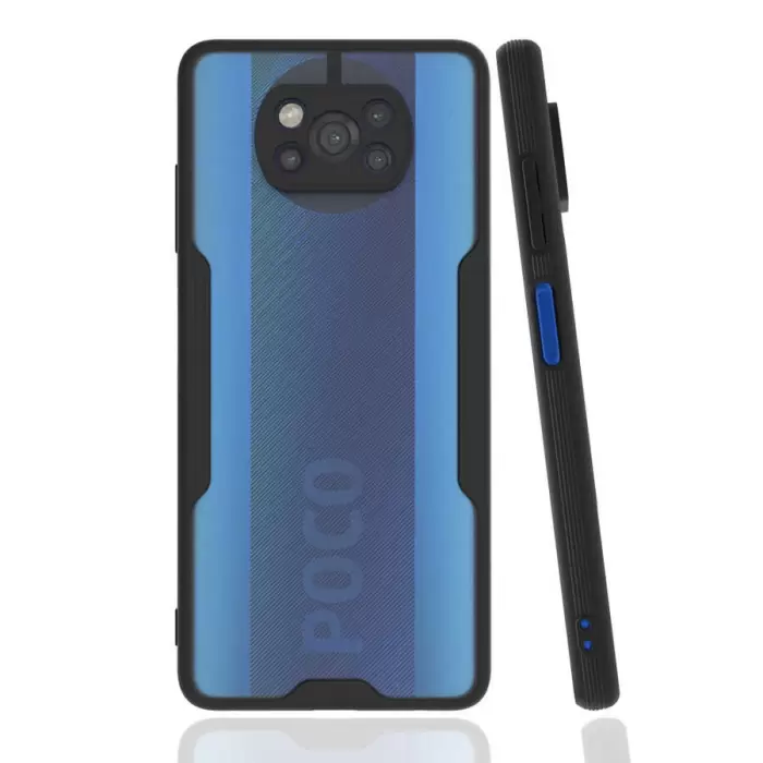 Xiaomi Poco X3 Kılıf Parfe Silikon Kapak Kamera Korumalı Kılıf Ultra Ince Buzlu Mat Renkli