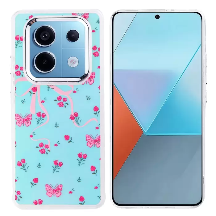 Xiaomi Poco X7 Kılıf Airbag Tasarımlı Lopard Hadra Kapak