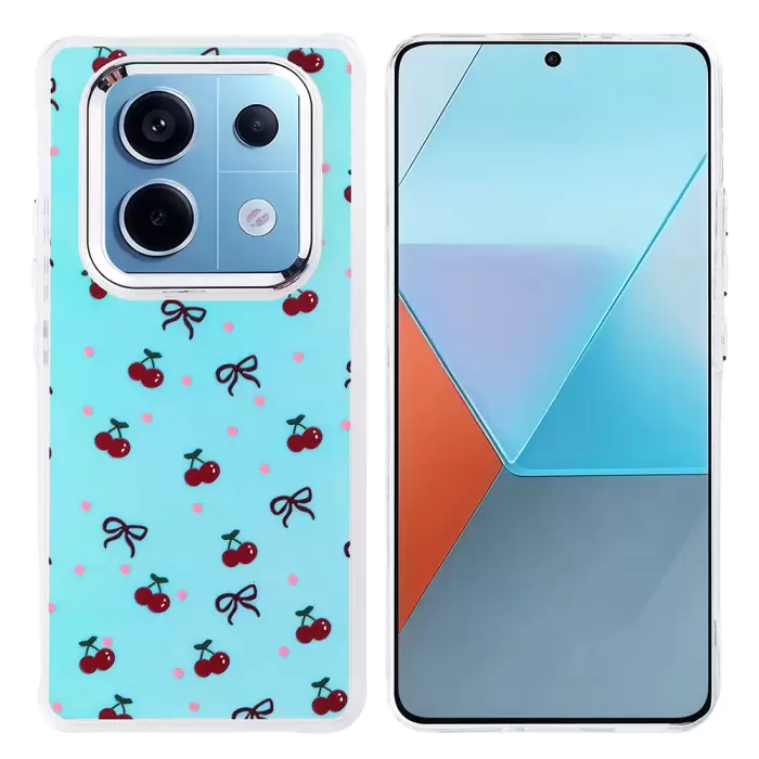 Xiaomi Poco X7 Kılıf Airbag Tasarımlı Lopard Hadra Kapak