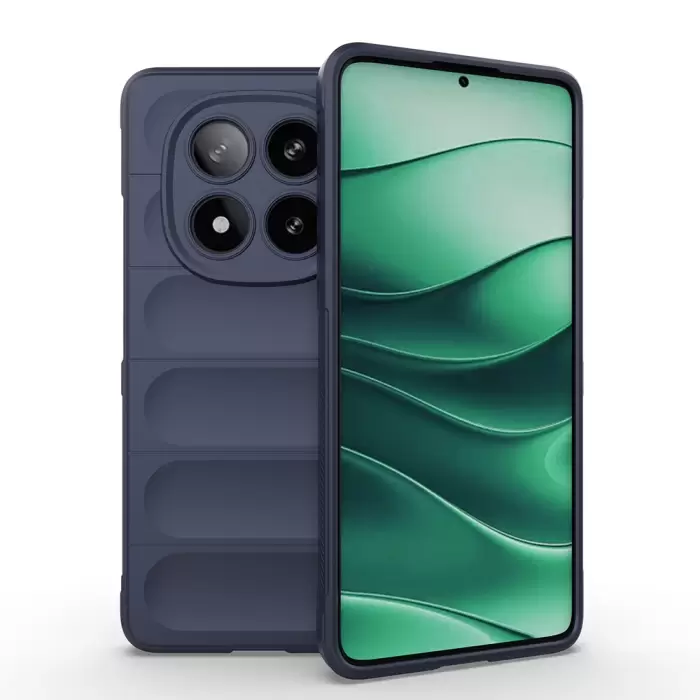 Xiaomi Poco X7 Kılıf Esnek Tpu Oyuklu Arka Yüzey Tasarımlı Lopard Etnik Silikon Kapak