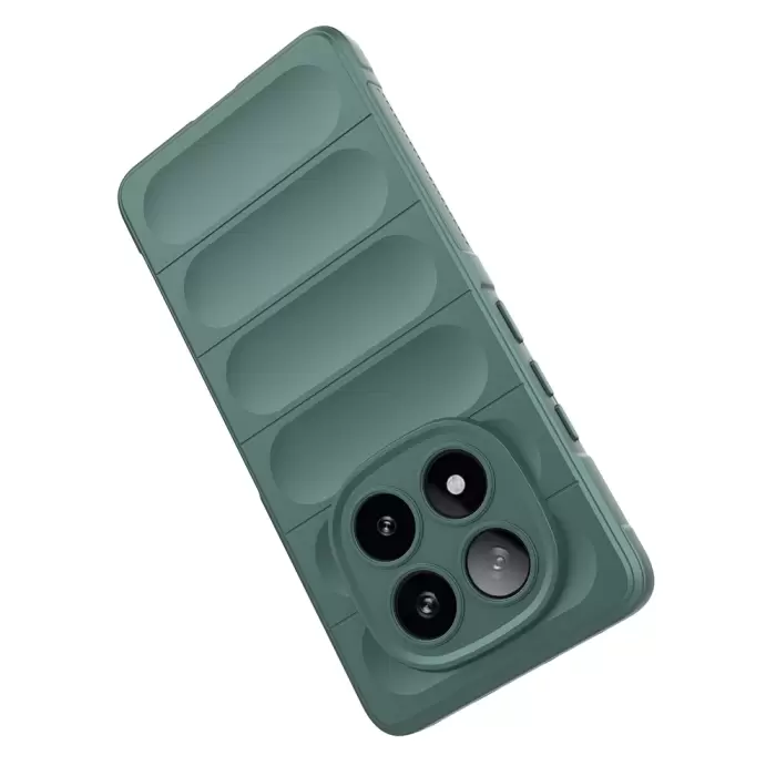 Xiaomi Poco X7 Kılıf Esnek Tpu Oyuklu Arka Yüzey Tasarımlı Lopard Etnik Silikon Kapak