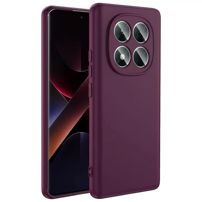 Xiaomi Poco X7 Kılıf Lopard Içi Kadife Lansman Yumuşak Mara Silikon Kapak