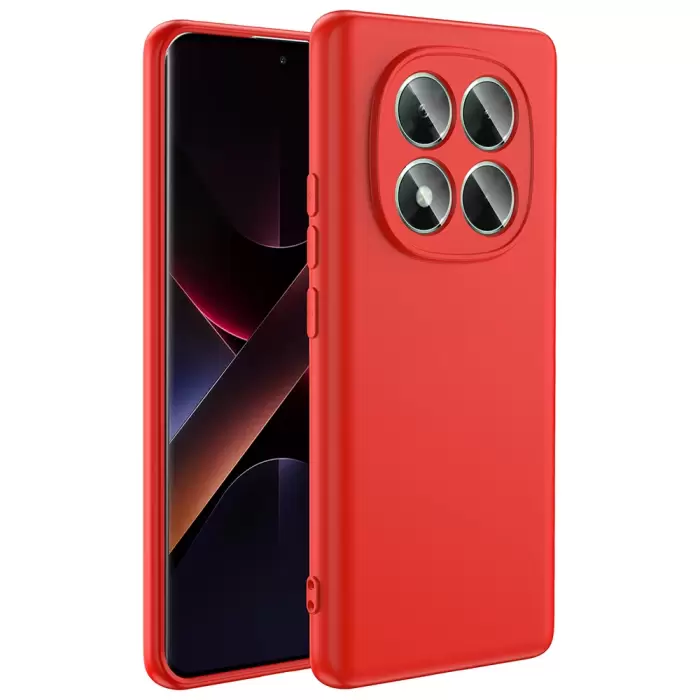Xiaomi Poco X7 Kılıf Lopard Içi Kadife Lansman Yumuşak Mara Silikon Kapak