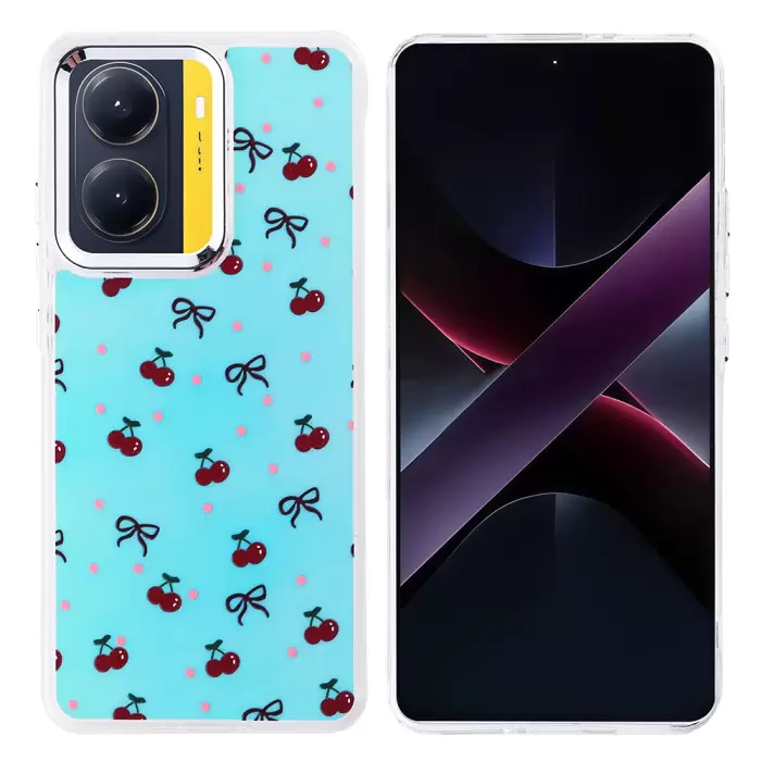 Xiaomi Poco X7 Pro Kılıf Airbag Tasarımlı Lopard Hadra Kapak