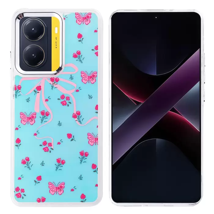 Xiaomi Poco X7 Pro Kılıf Airbag Tasarımlı Lopard Hadra Kapak