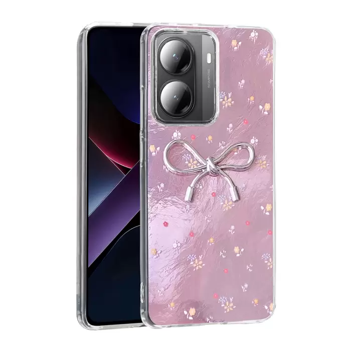 Xiaomi Poco X7 Pro Kılıf Kamera Korumalı Figürlü Lopard Ponti Silikon Kapak